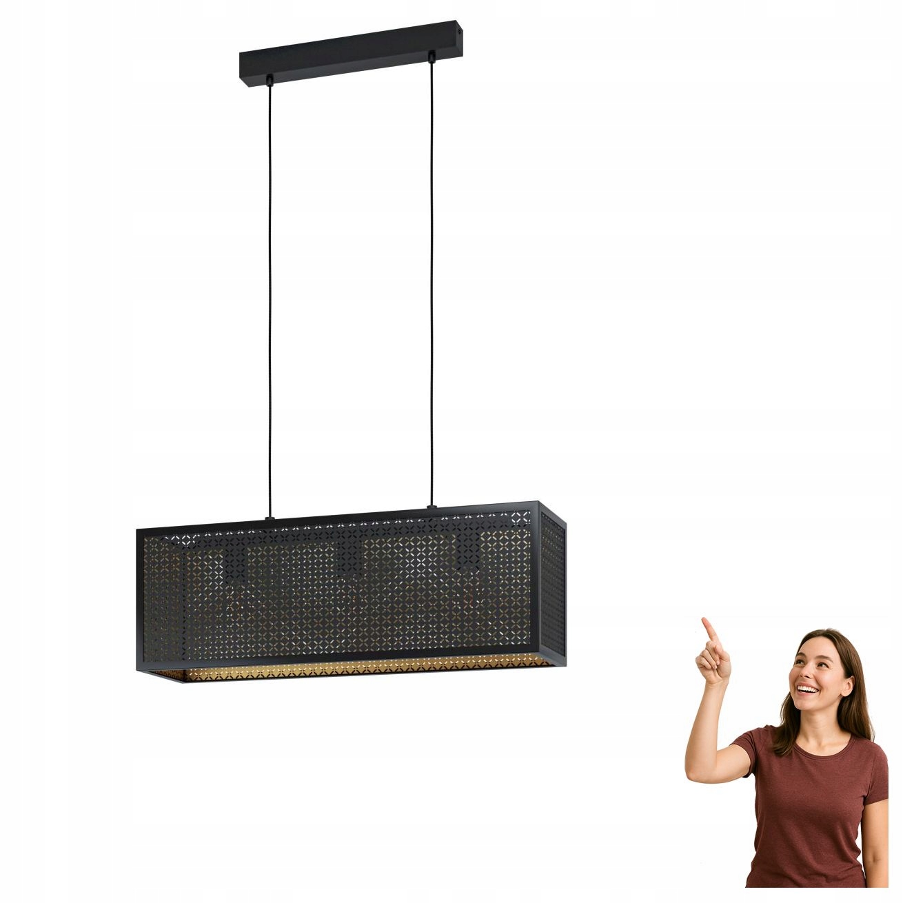 Závesná lampa Sallicano 43559 Eglo