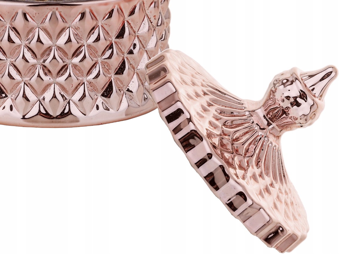 Pojemnik NA WACIKI PŁATKI KOSMETYCZNE Różowe Złoto Kod producenta 142436