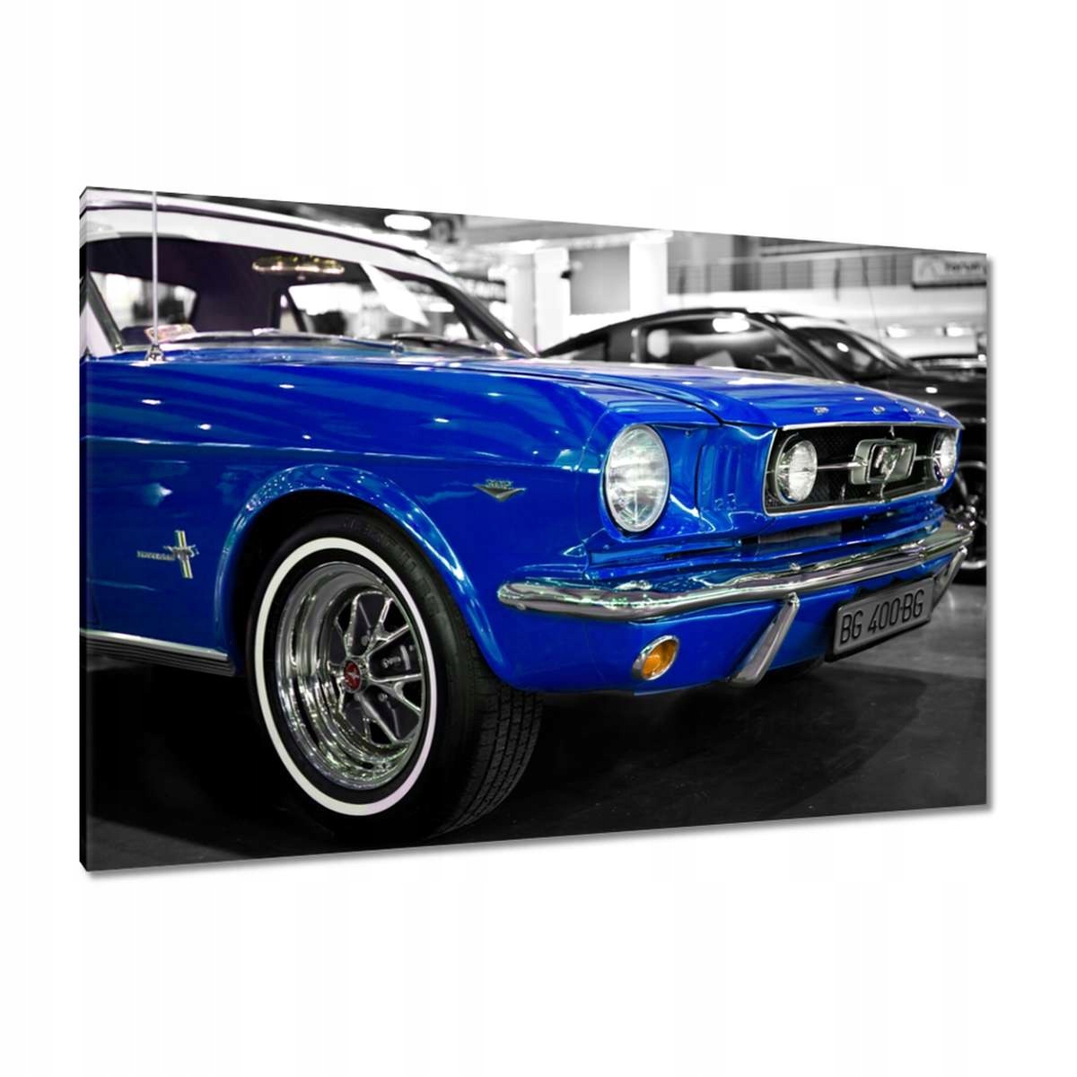 Obrazy 120x80 Modrý Ford Mustang