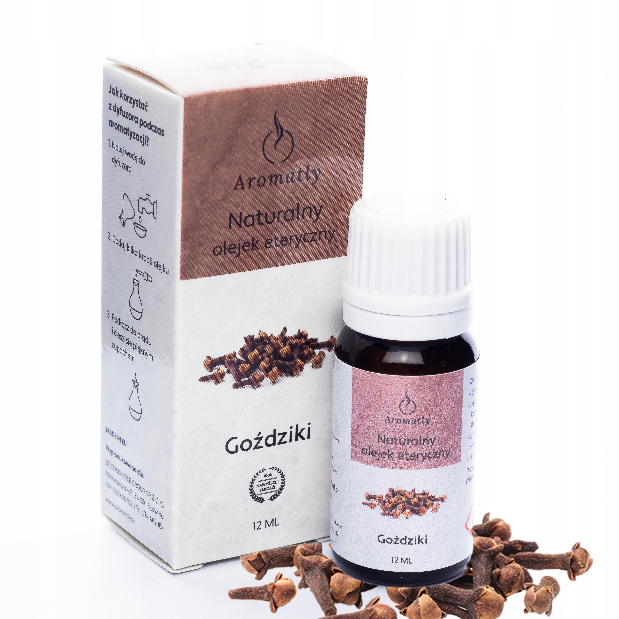 

Aromatly Naturalny Olejek Eteryczny Goździkowy