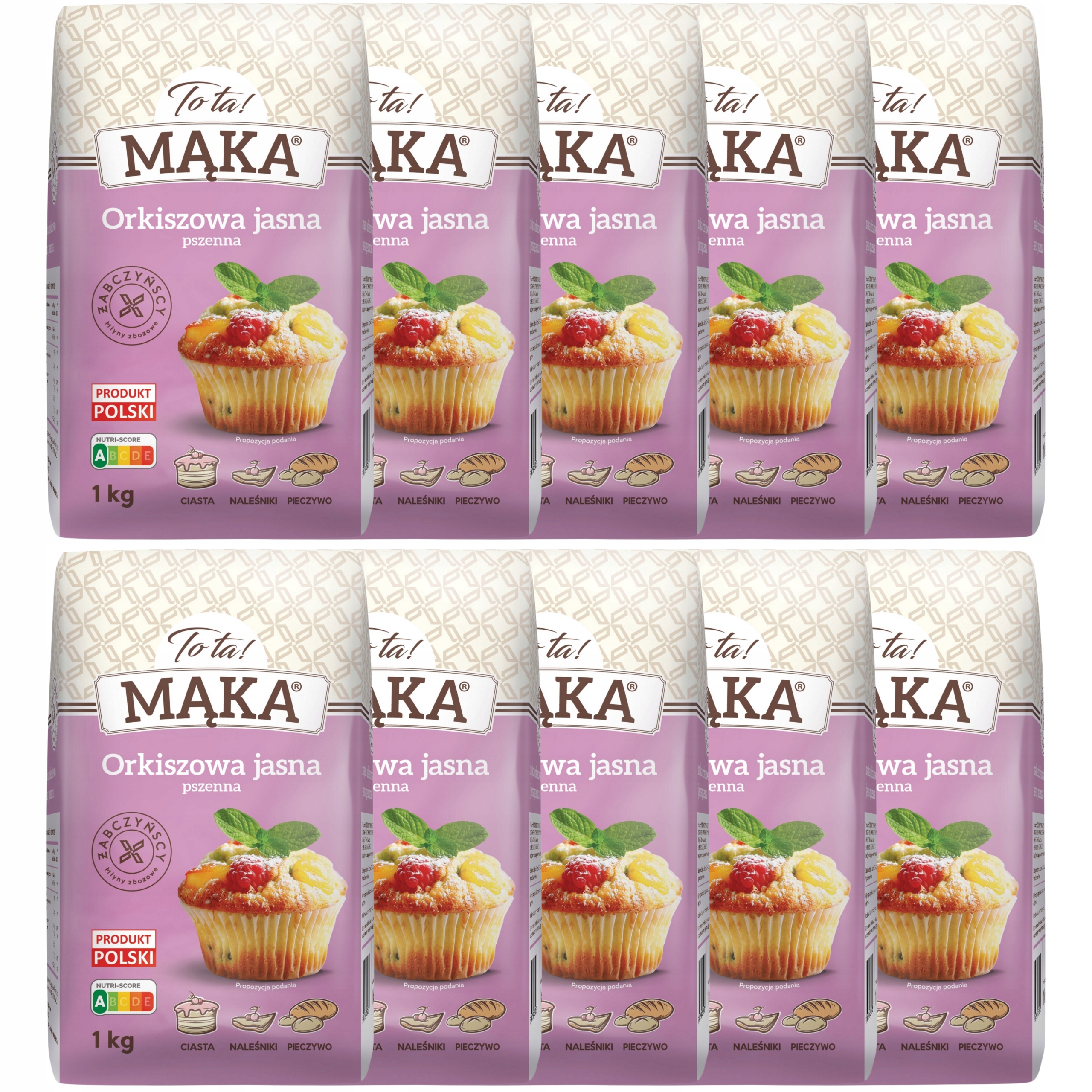 Levně To je ona! Špaldová mouka světlá typ 650 1 kg x 10 kusů