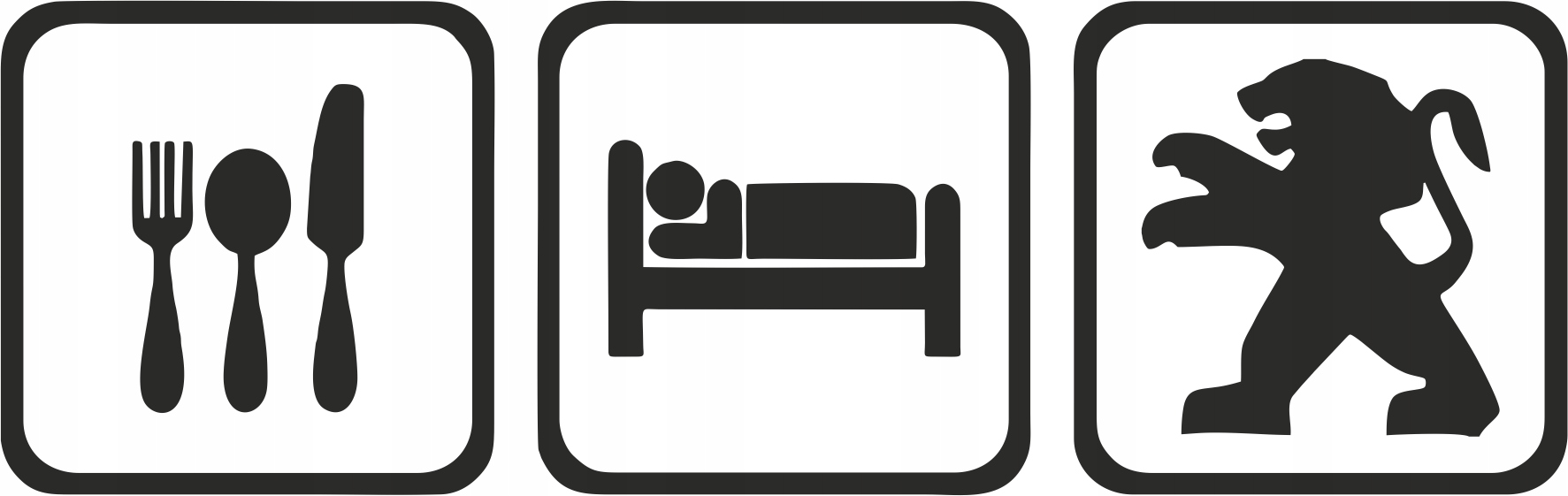 

naklejka eat sleep Peugeot