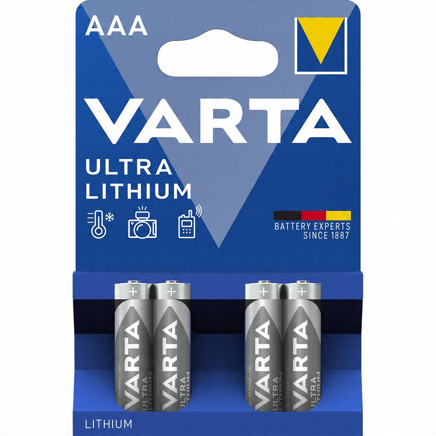 

4x Bateria Varta Lithium Professional Aaa LR3 Lit