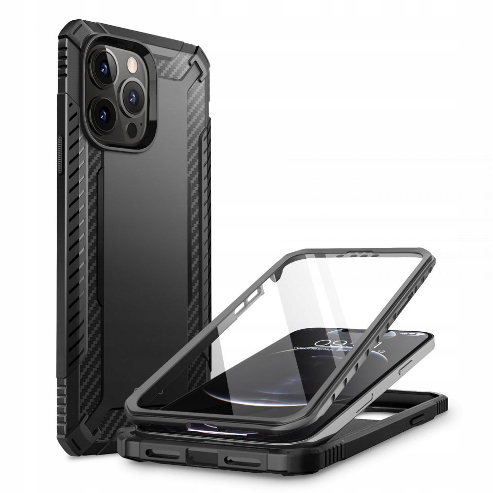 Pouzdro Supcase pro iPhone 13 Pro Max, Clayco Xenon s krytem na displej, pancéřové