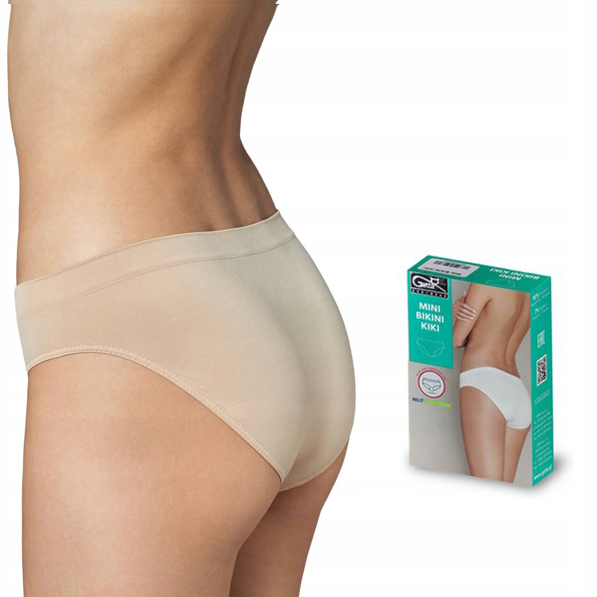 

Gatta Figi Kiki Mini Bikini bezszwowe M beżowe