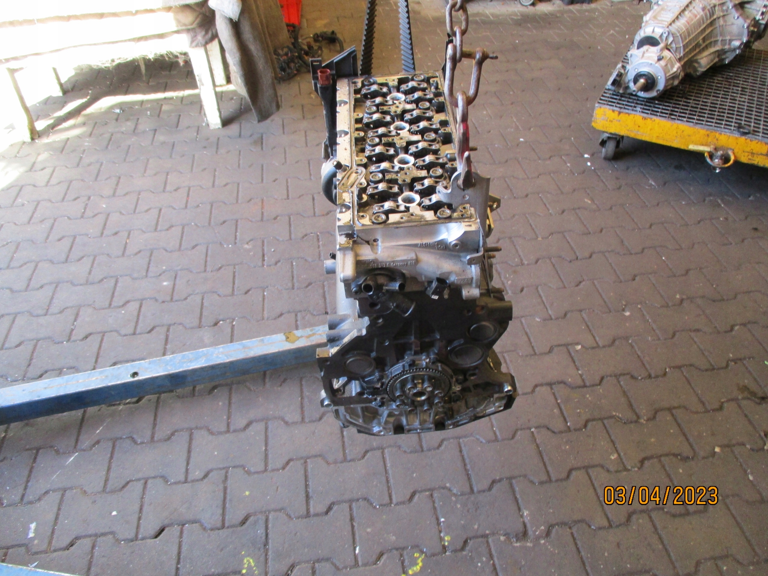 engine unprotected pillar AUDI 2,0 TDI CNH 20 TYSKM