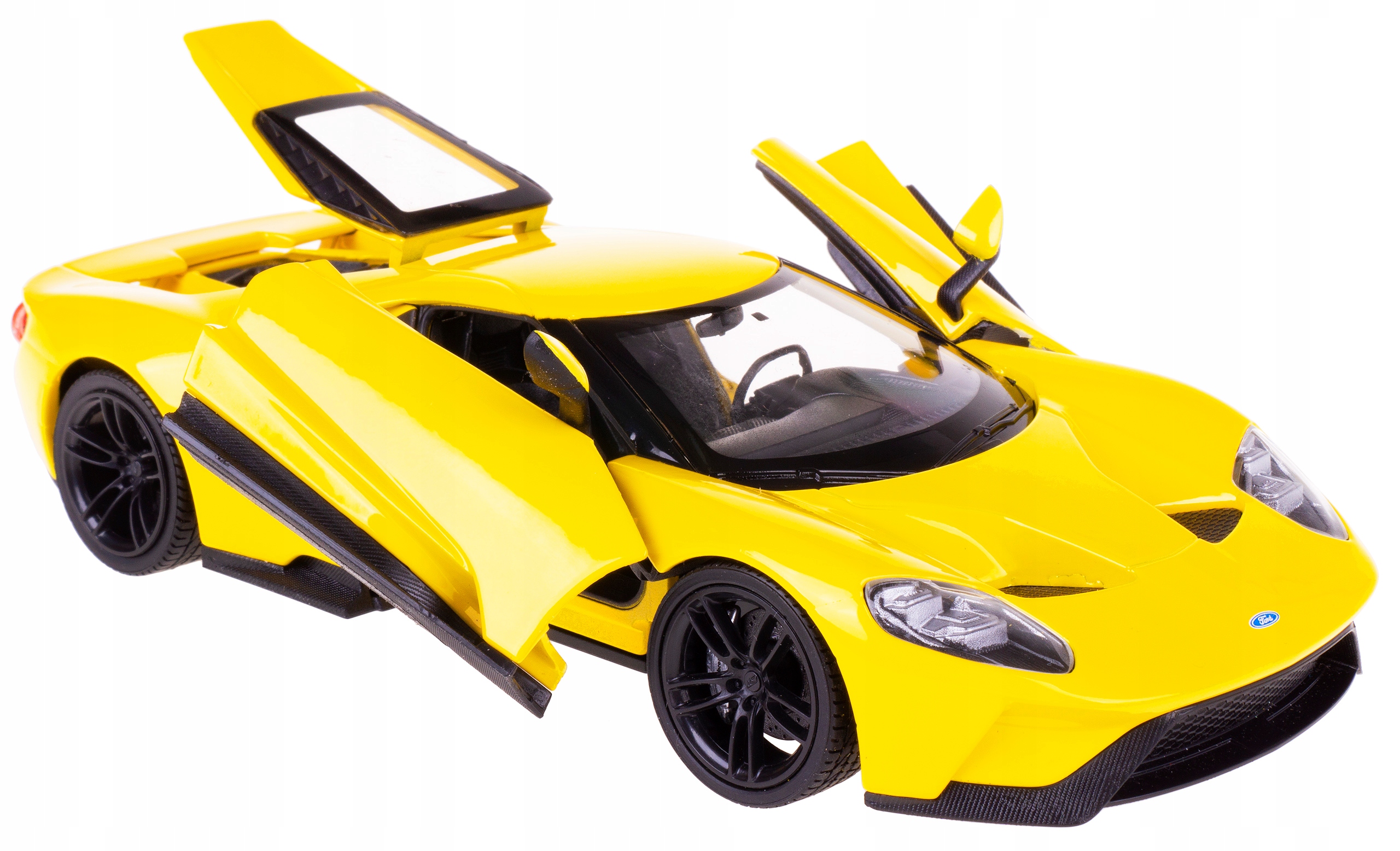

Ford Gt 2017 Model Metalowy Welly 1:24 Żółty