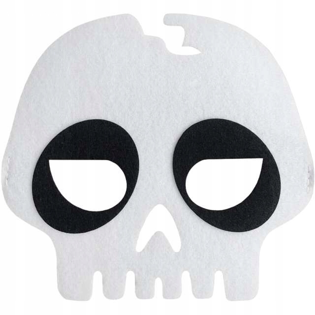 

Maska filcowa Czaszka halloween Szkieletor