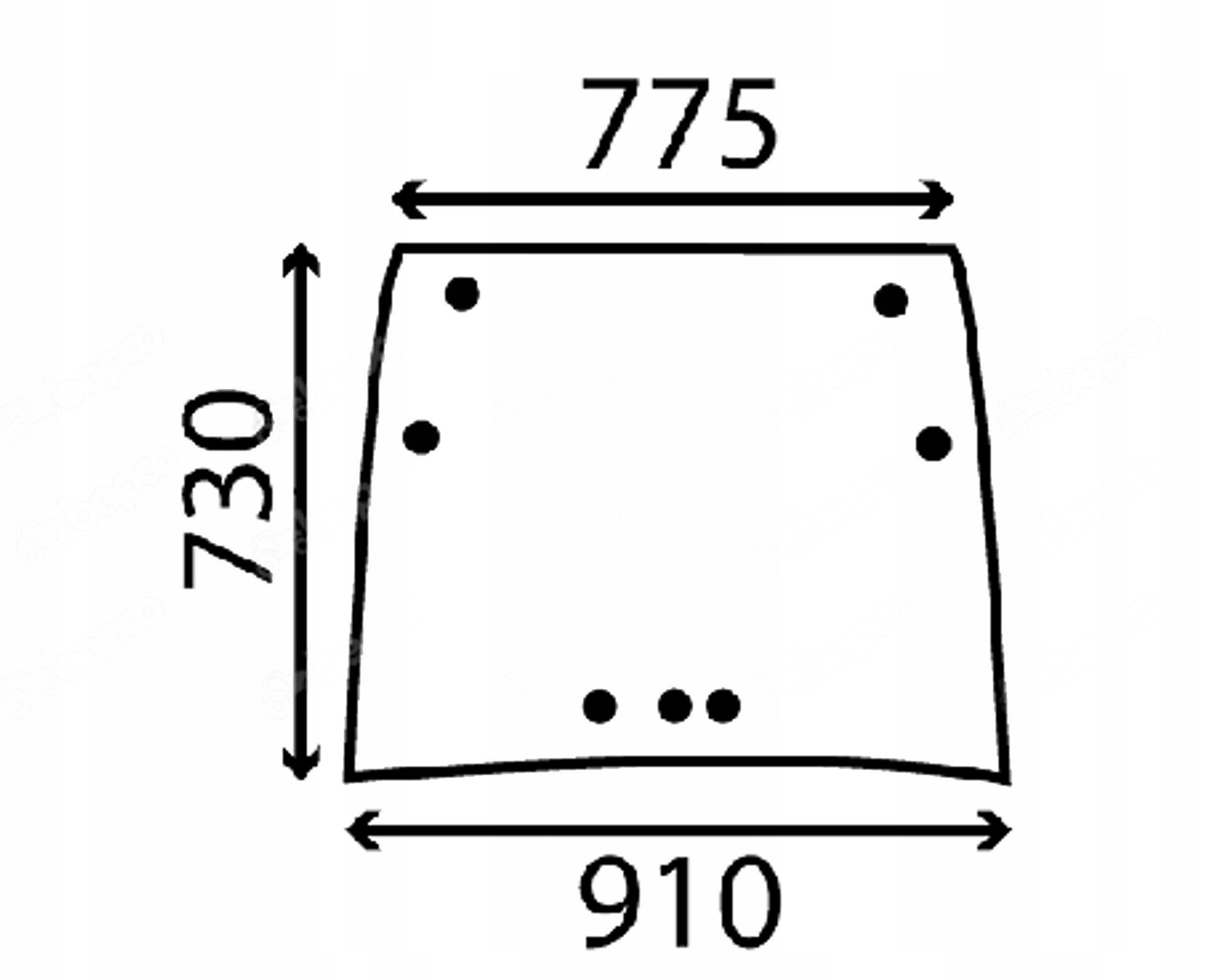 čelní sklo traktor Fendt 210812040550