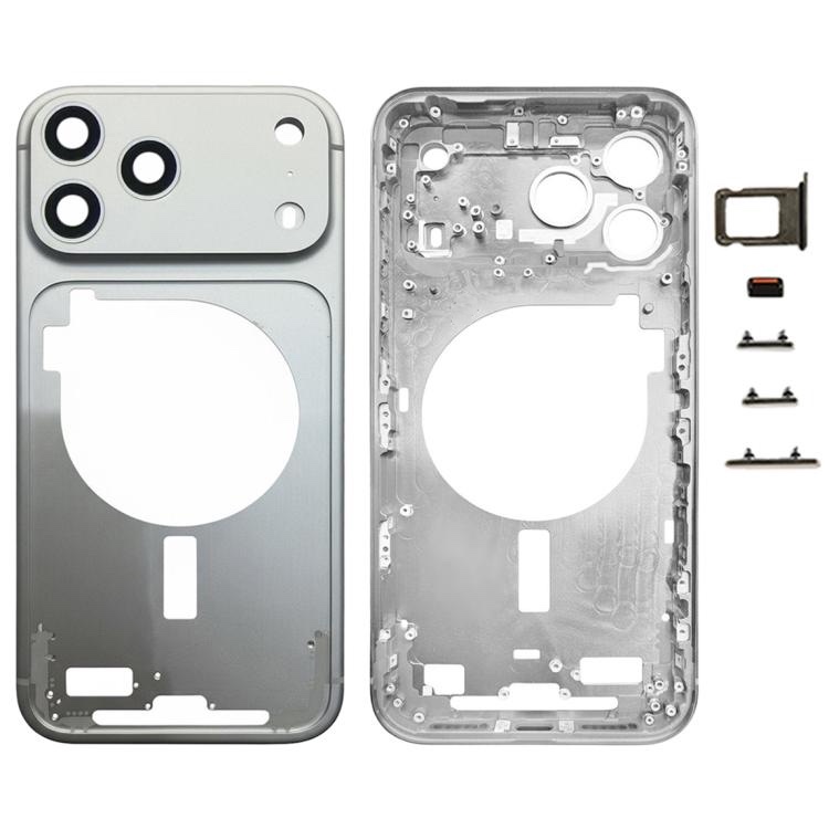 Obudowa Korpus Middle Frame Przyciski Ramka Do Apple iPhone 17 Pro Silver