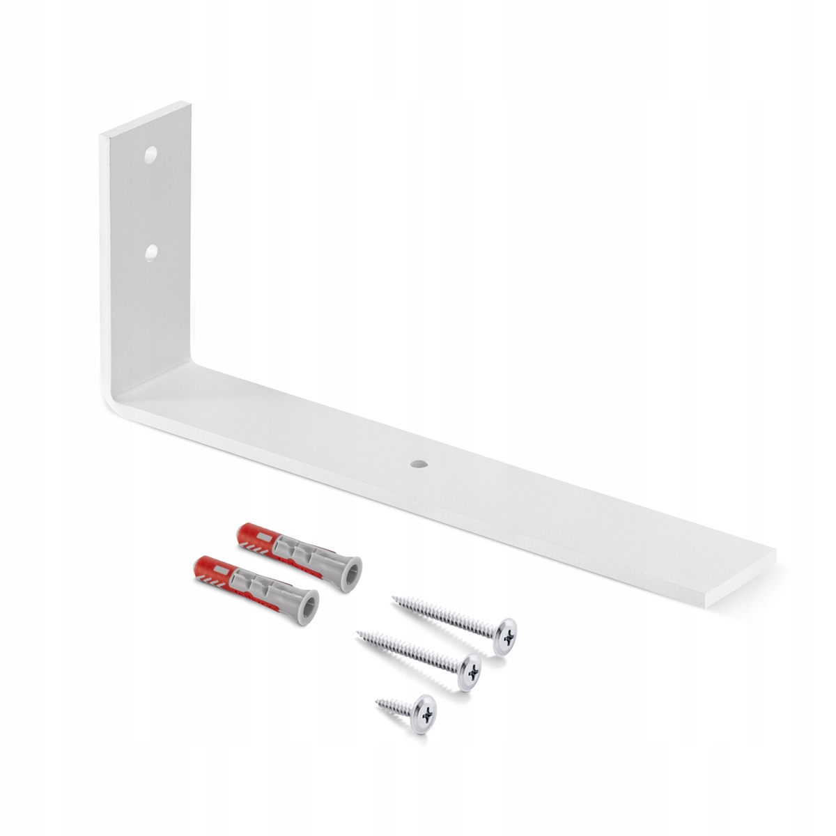 

Wspornik półki biały 30x10x4 metalowy 2szt