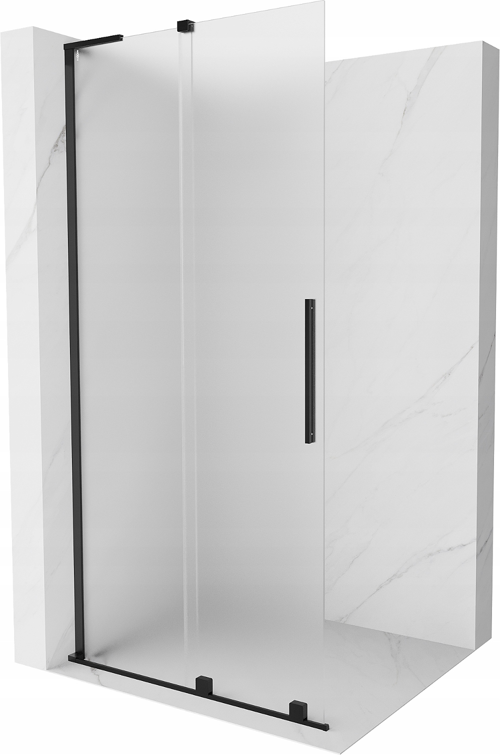 Mexen Velar L Koupelnová Sprchová Stěna Walk-in 110x200 cm Černá