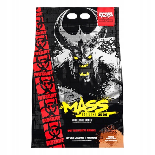 Pvl Mutant Mass Extreme Gainer Protein Sacharidy Trojitá Čokoláda 9070 g
