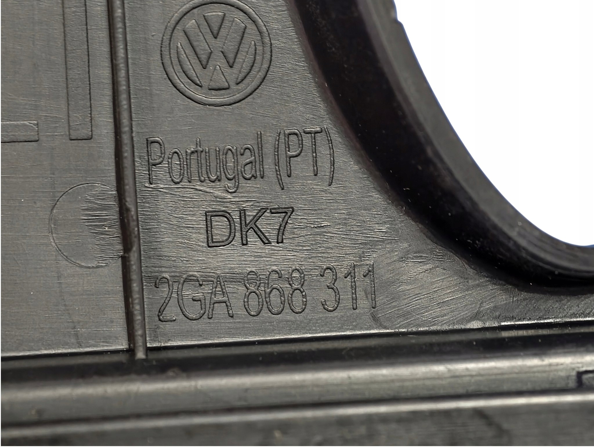 VW T-ROC blende abdeckung abdeckung mitte schwarze links säule B 2GA868311