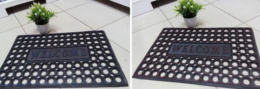 WYCIERACZKA WEJŚCIOWA POD DRZWI GUMOWA ZEWNĘTRZNA 75x45 cm Marka bez marki