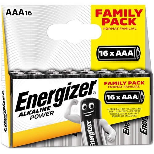

Bateria Energizer Alkaliczna Power LR03 R3 Aaa x16