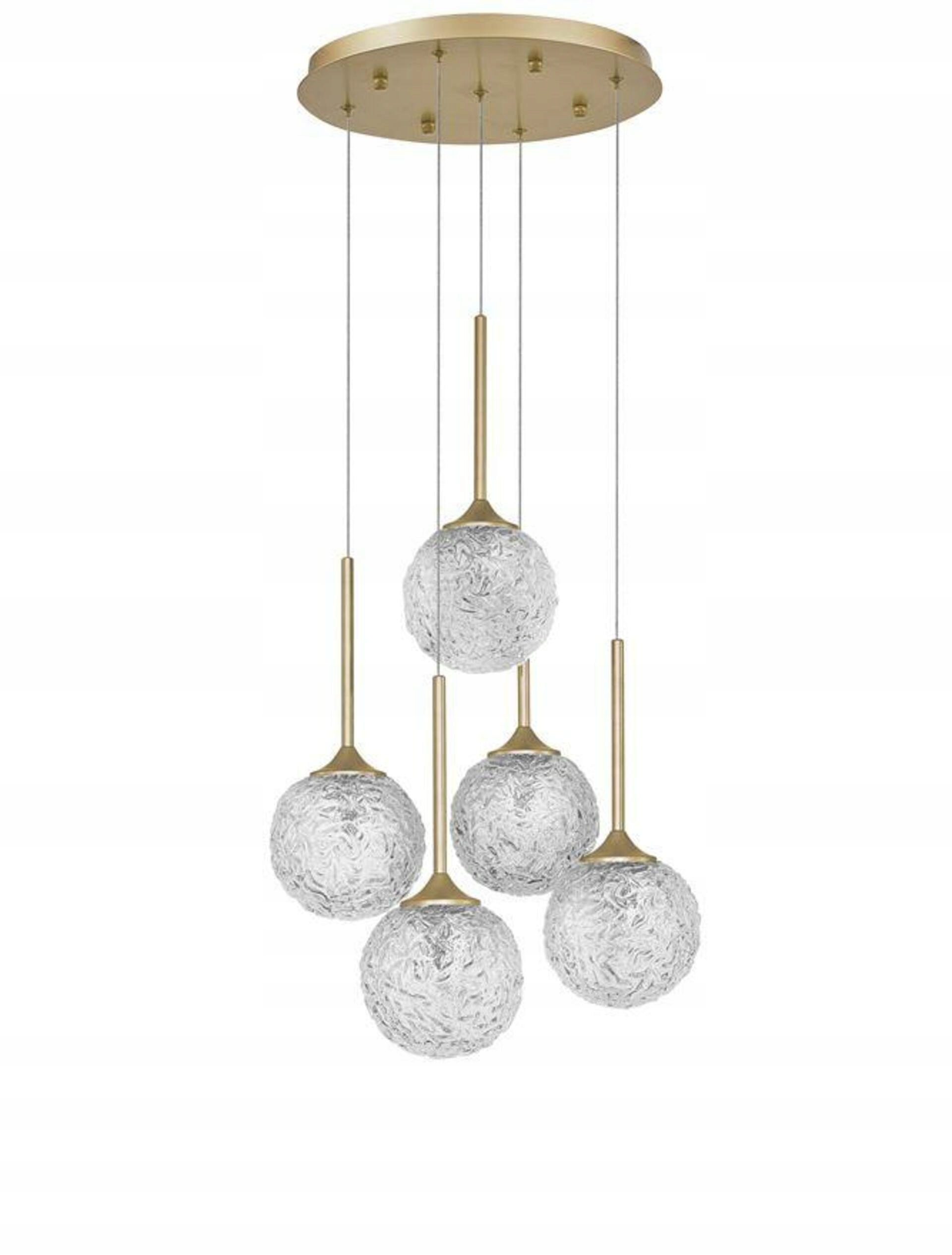 Závesné svietidlo Nova Luce Mirano 5x G9 max 5W IP20 zlaté
