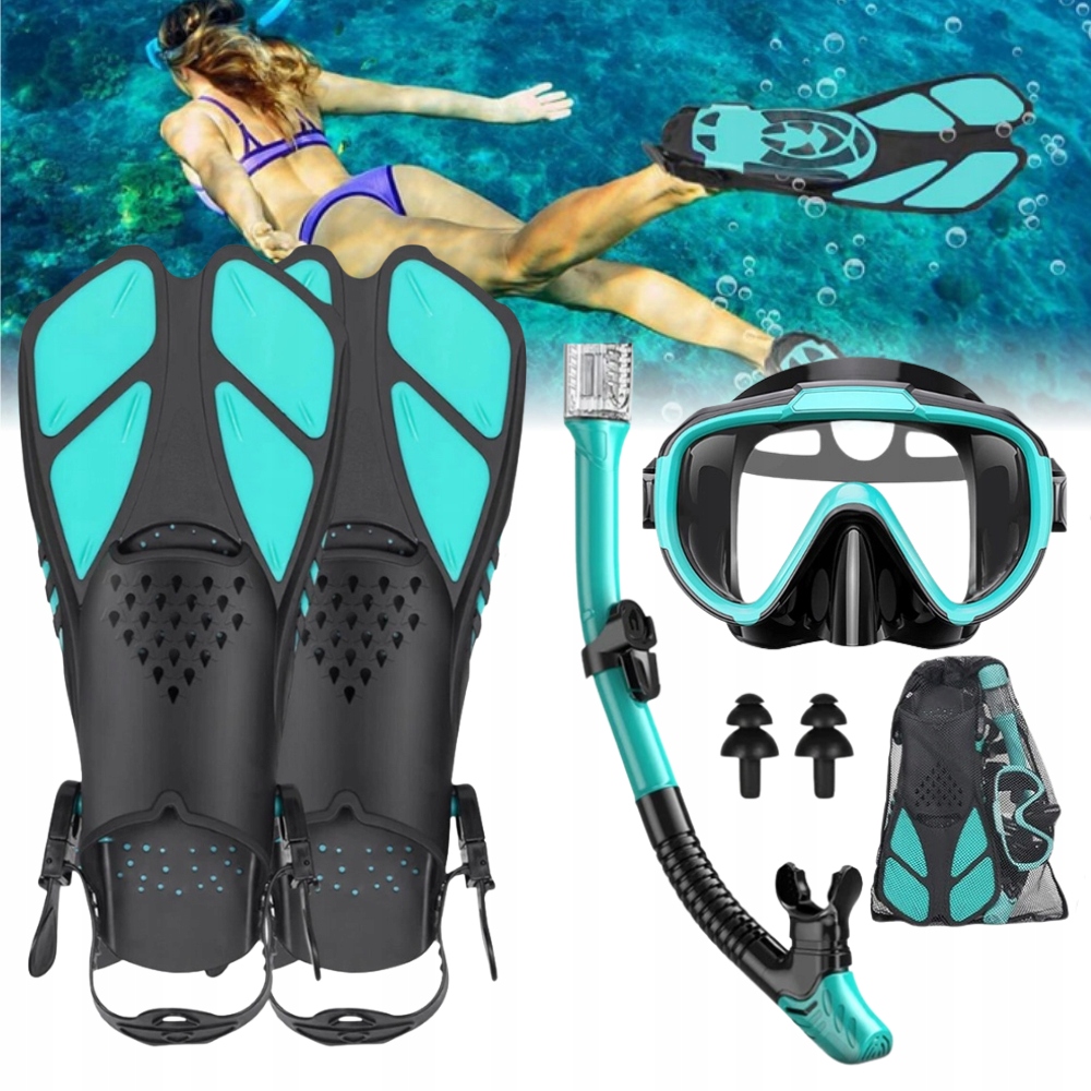 ML/XL pro potápění s ploutvemi Potápěčské vybavení v cestovní velikosti