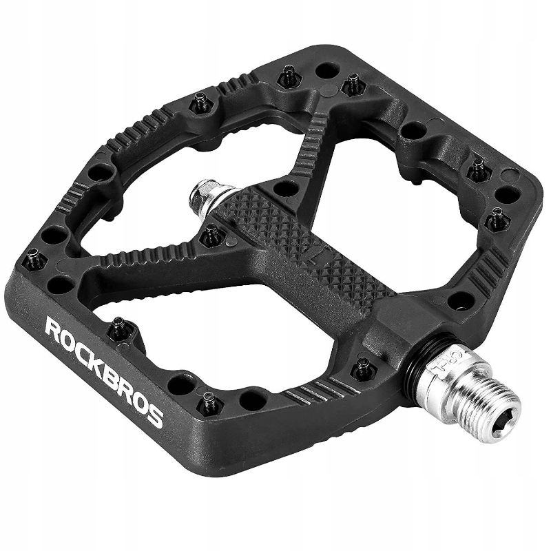 Pedały Rowerowe Rockbros Nylonowe Duże Platformy Do Roweru Platformowe Piny