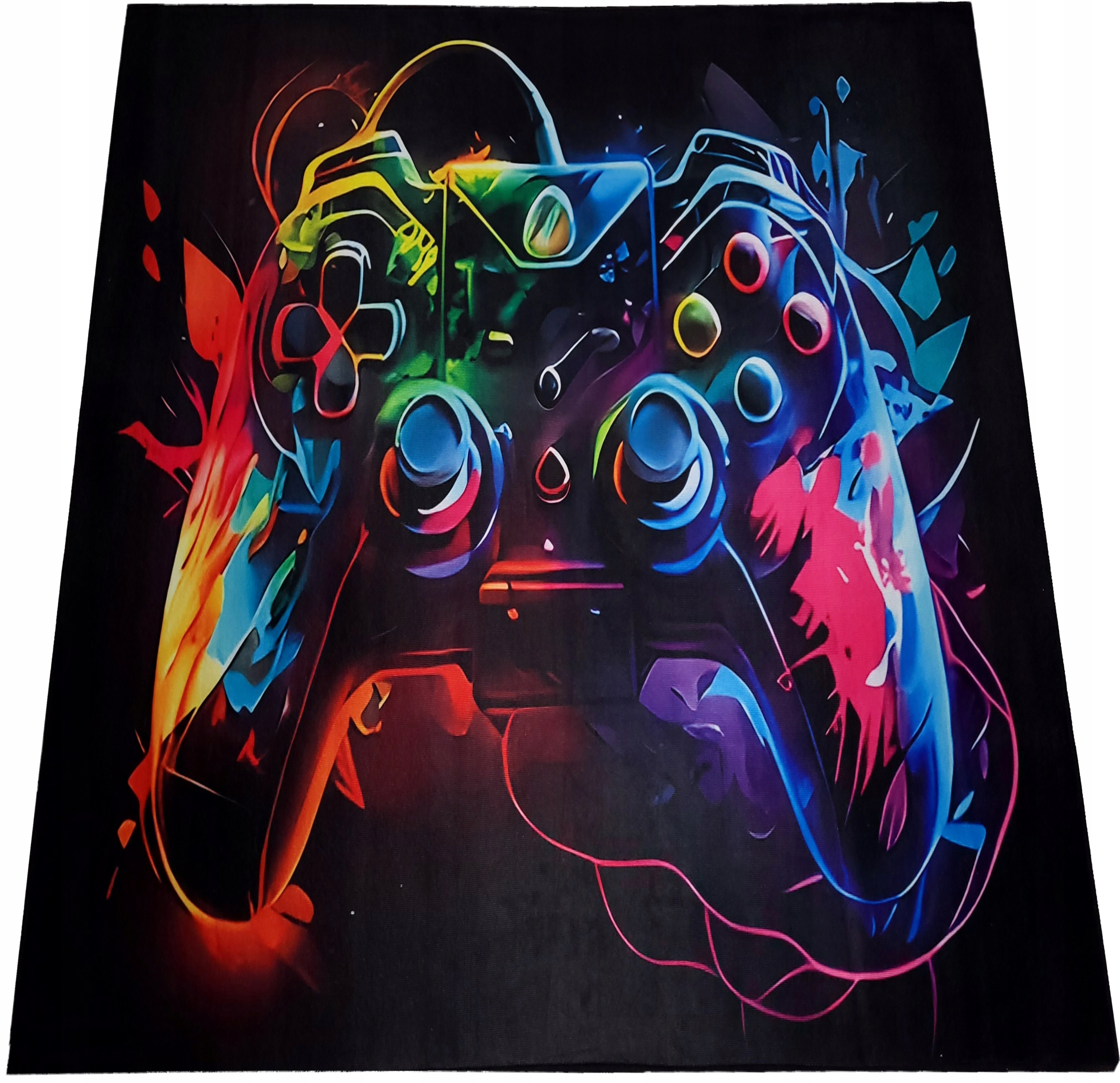 Dywan 160x230 Fancy Nowoczesny Antypoślizgowy Gamepad Gamingowy Dla Dzieci