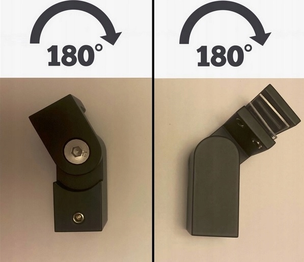 WSPORNIK drążek CZARNY MAT KABINY ŚCIANKI pryszn WALK-IN REGULOWANY 129 cm Kod producenta SZYBA PRYSZNICOWA WALK-IN 80CM 901S