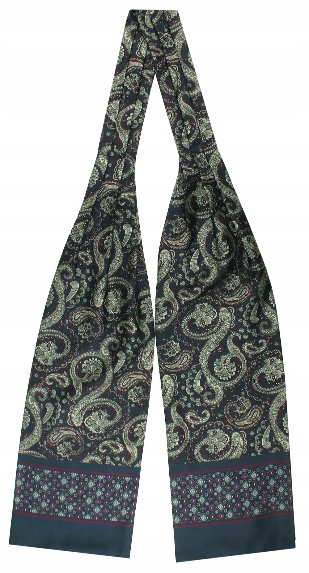 Elegantní pánský hedvábný fular His Story vzor Paisley
