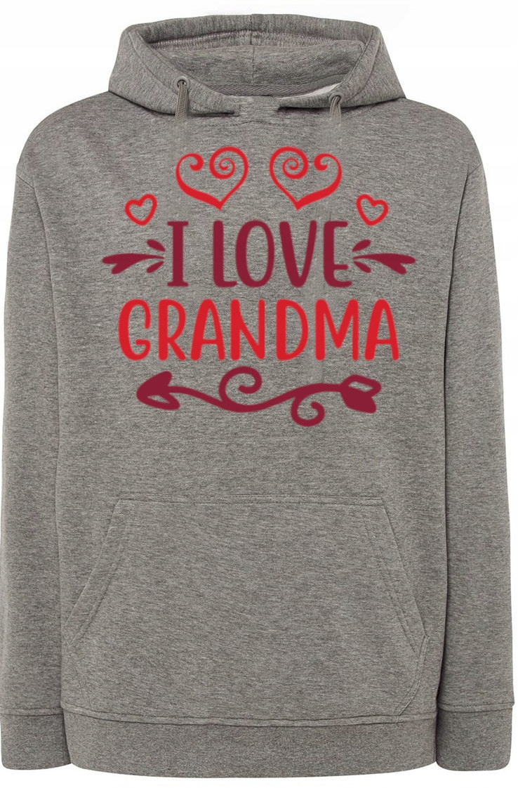 Den babiček Mikina S Kapucí Miluji babičky vel. 3XL