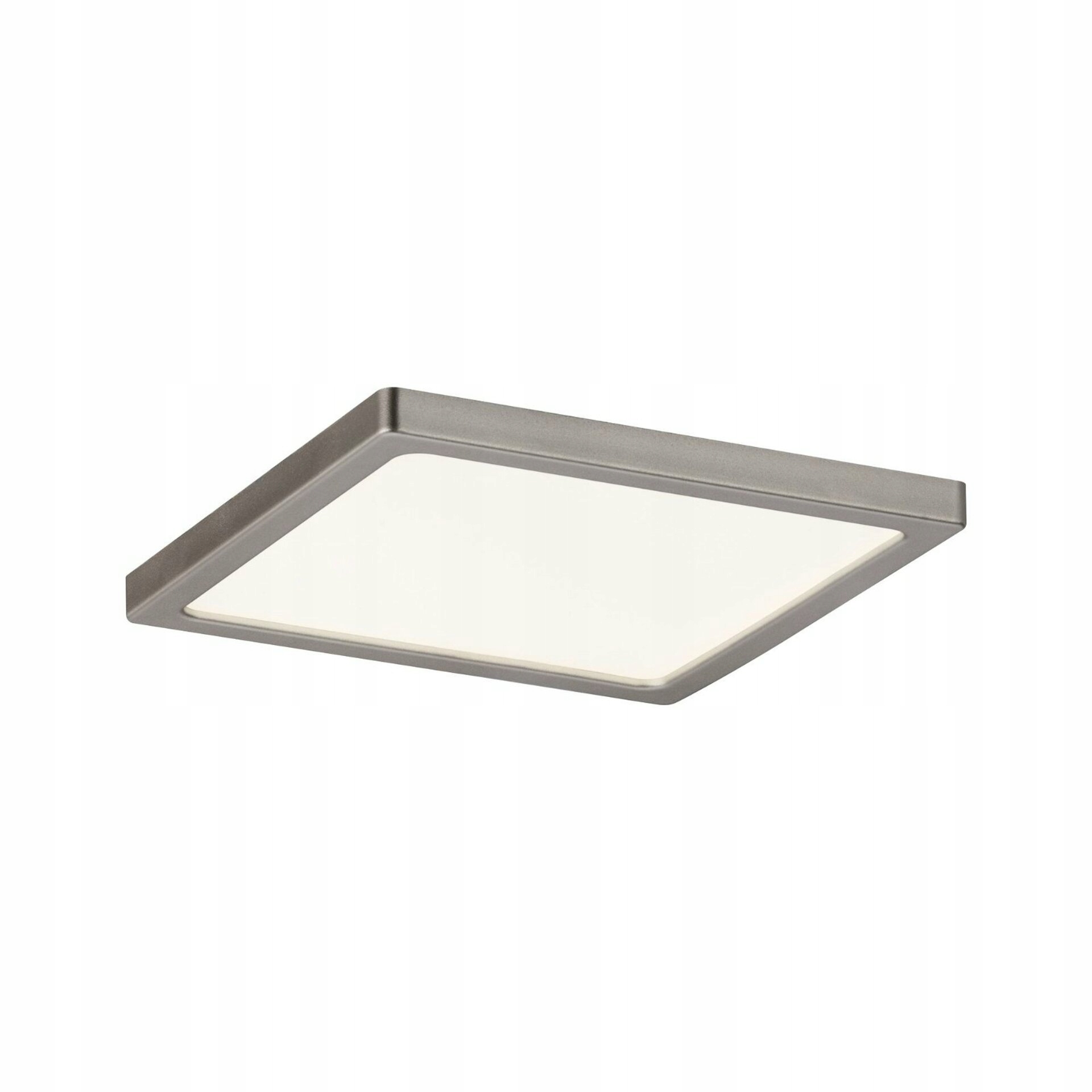 Paulmann Areo Led panel IP44, hranatý 120mm, 8W, stmívatelný, nikl mat
