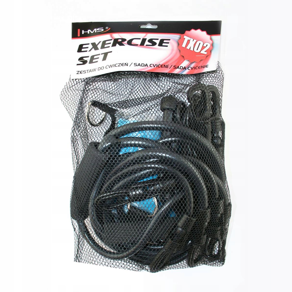 TAŚMY TRENINGOWE DO ĆWICZEŃ SIŁOWYCH PASY GUMA Stan opakowania oryginalne