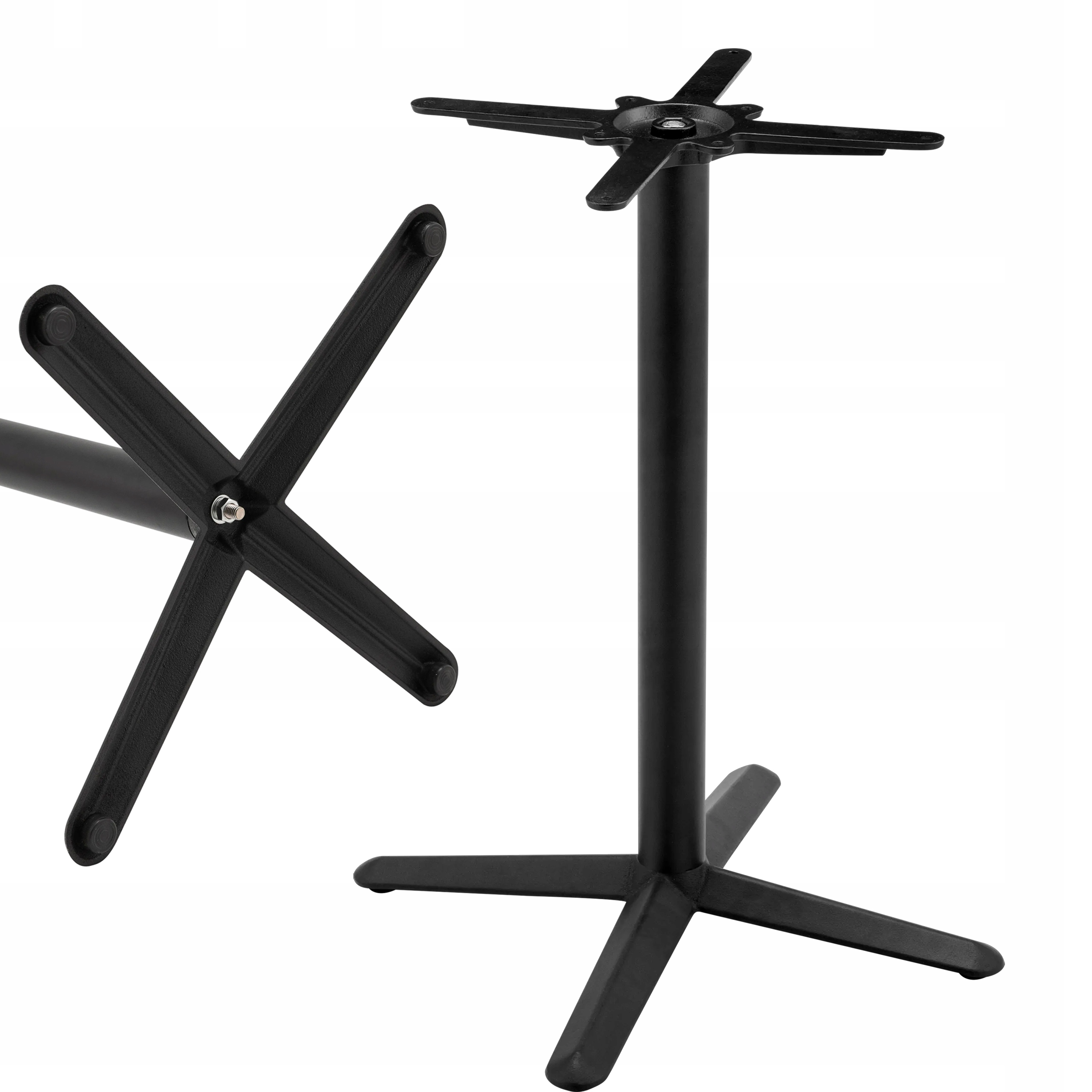 Podstavec pro nohu k stolu z litiny Oris Černý pod desku 70 cm