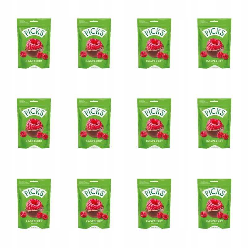 Picks Raspberry milk cocoa 90 g X12