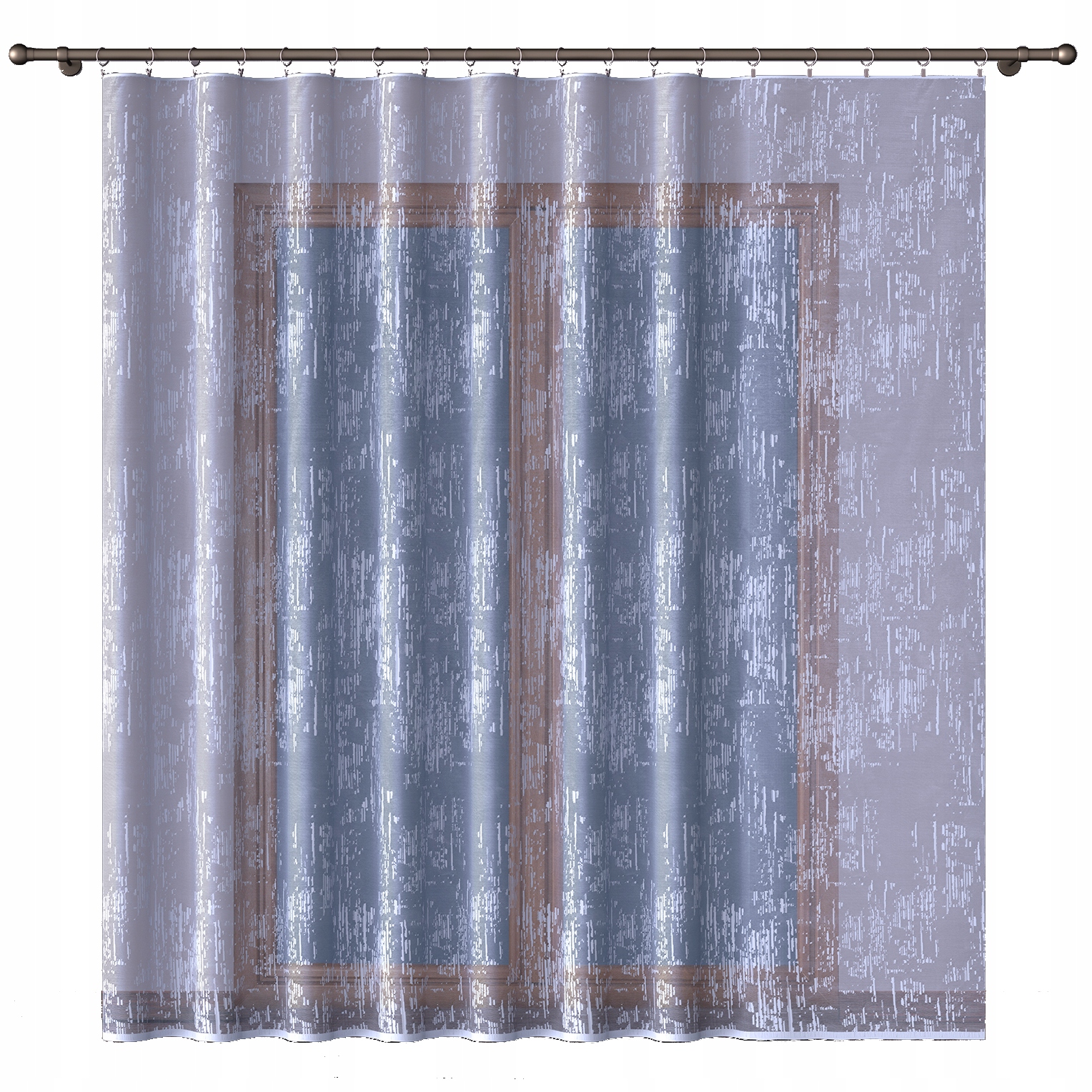 Záclona Na Pásku Moderní Vzor 500x210