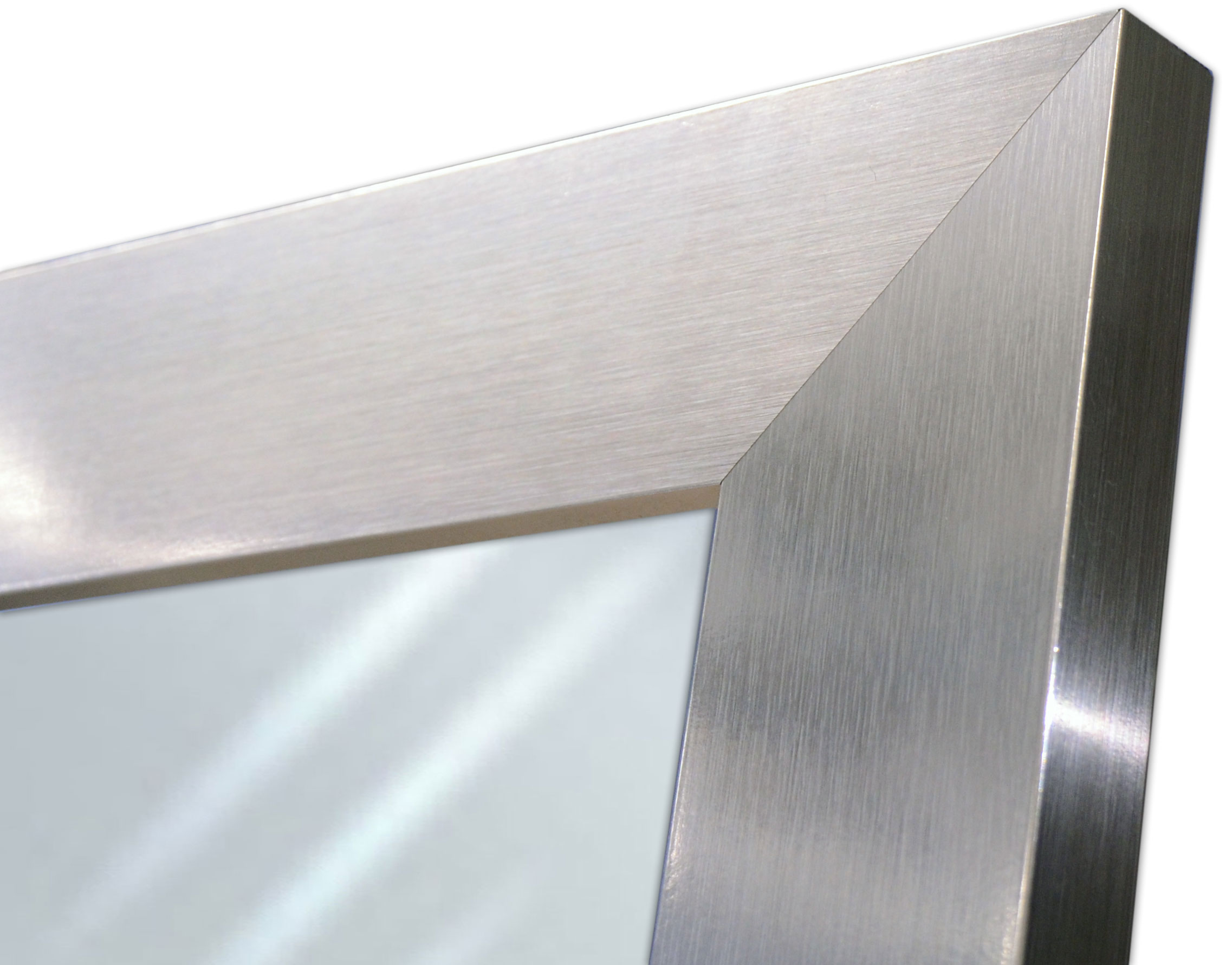 Zrcadlo v rámu 110x70 stříbrný zrcadlový lesk