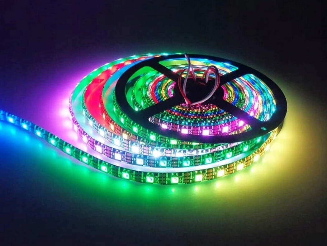 

Ledy Adresowalne WS2812B 60led/m Black Pcb Arduino