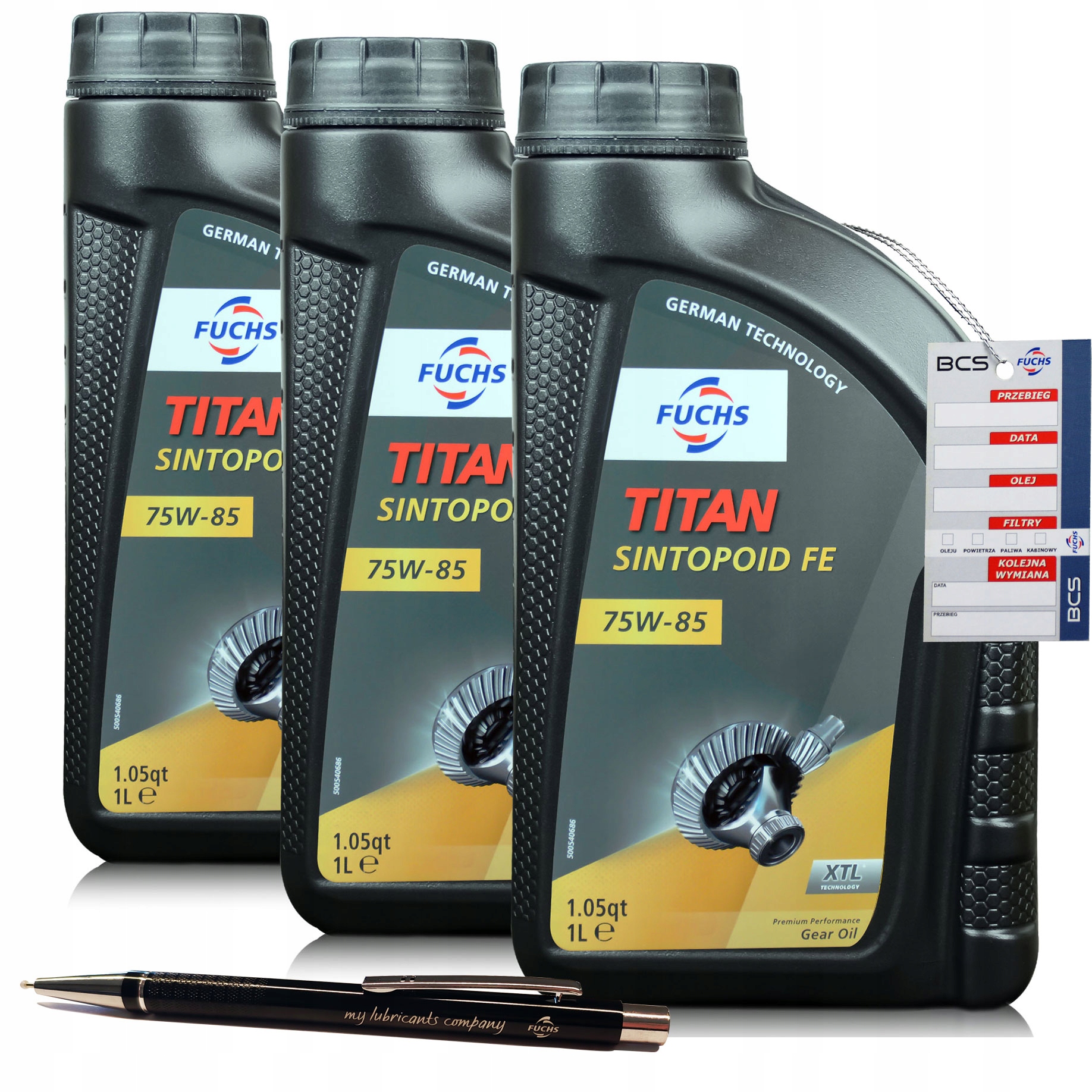 3 Litry Fuchs Titan Sintopoid Fe 75W85 Olej Przekładniowy 3L