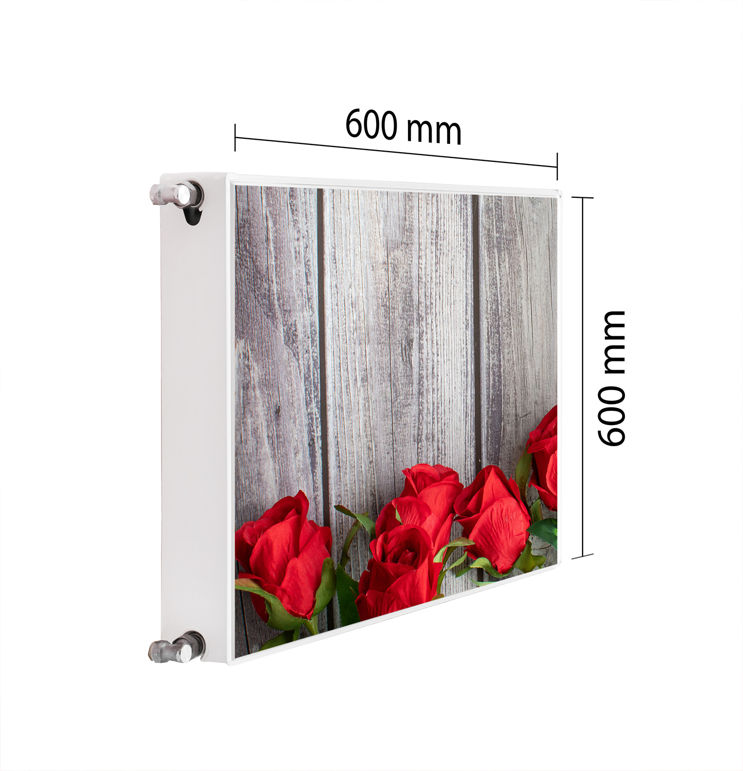 Magnetická Krytka Na Radiátor 60x60 Růže Podložka Magnet