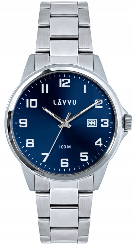 Lavvu Stylové hodinky Hamre Blue 100M