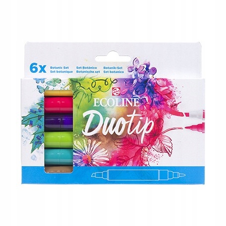 Talens Ecoline Duo Tip Botanic Set 6