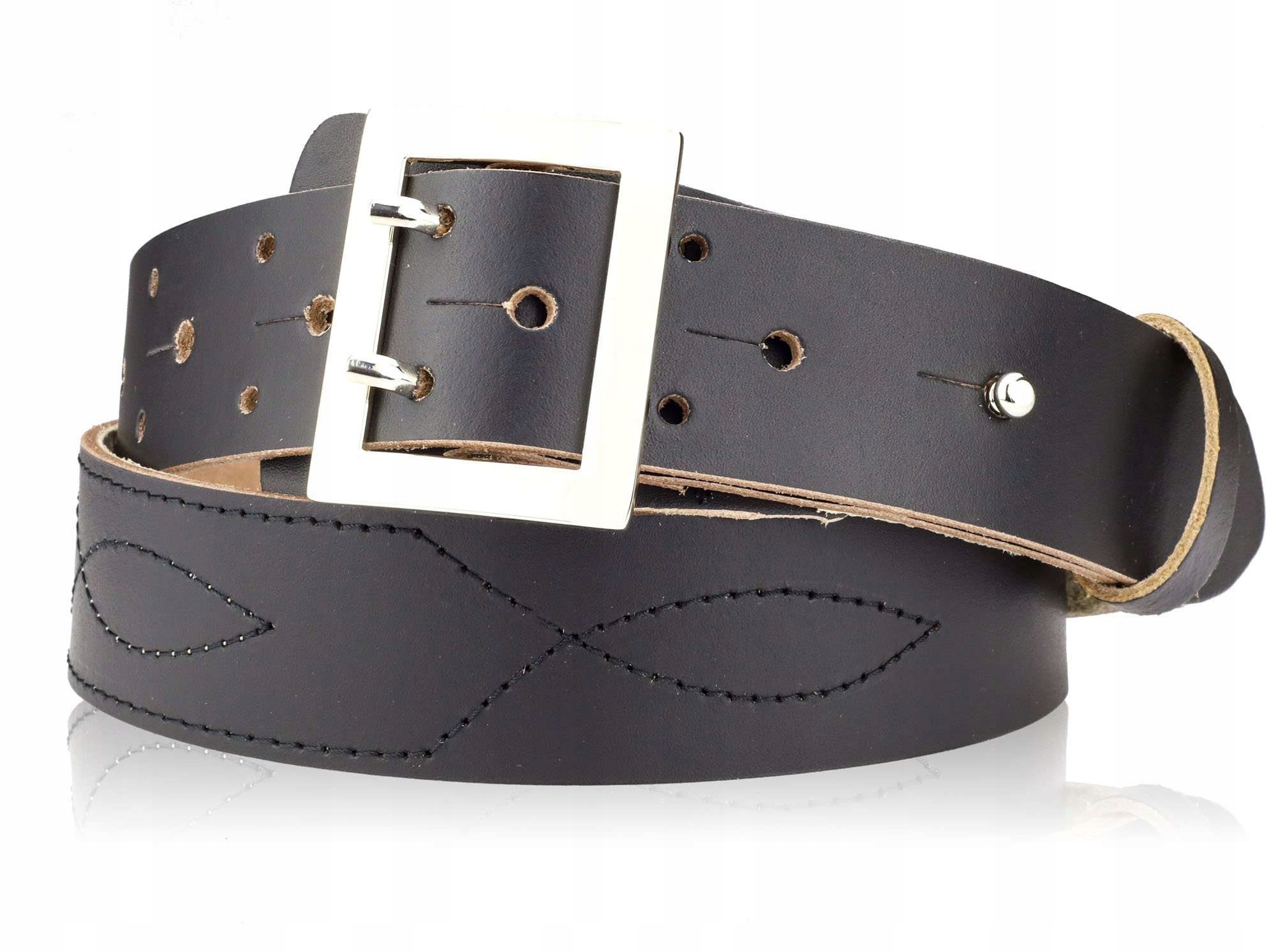 

Wojskowy Pasek Skórzany Pas Oficerski Stevens R-0