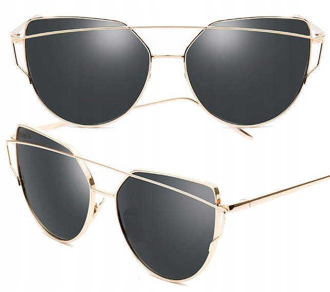 

Cat Eye Kocie okulary przeciwsłoneczne Glam Rock