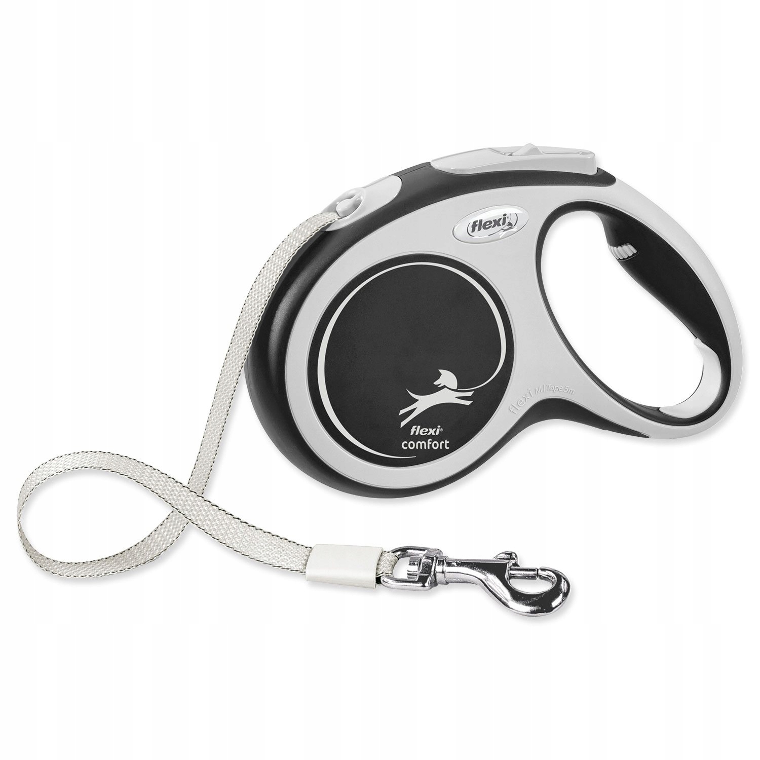 Levně Vodítko Flexi New Comfort páska M černé 5m