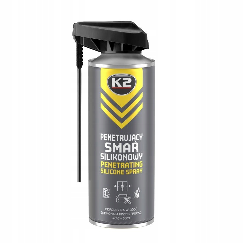 K2 Smar Silikonowy 400ml Syntetyczny smar silikonowy Penetrujący Smar B430