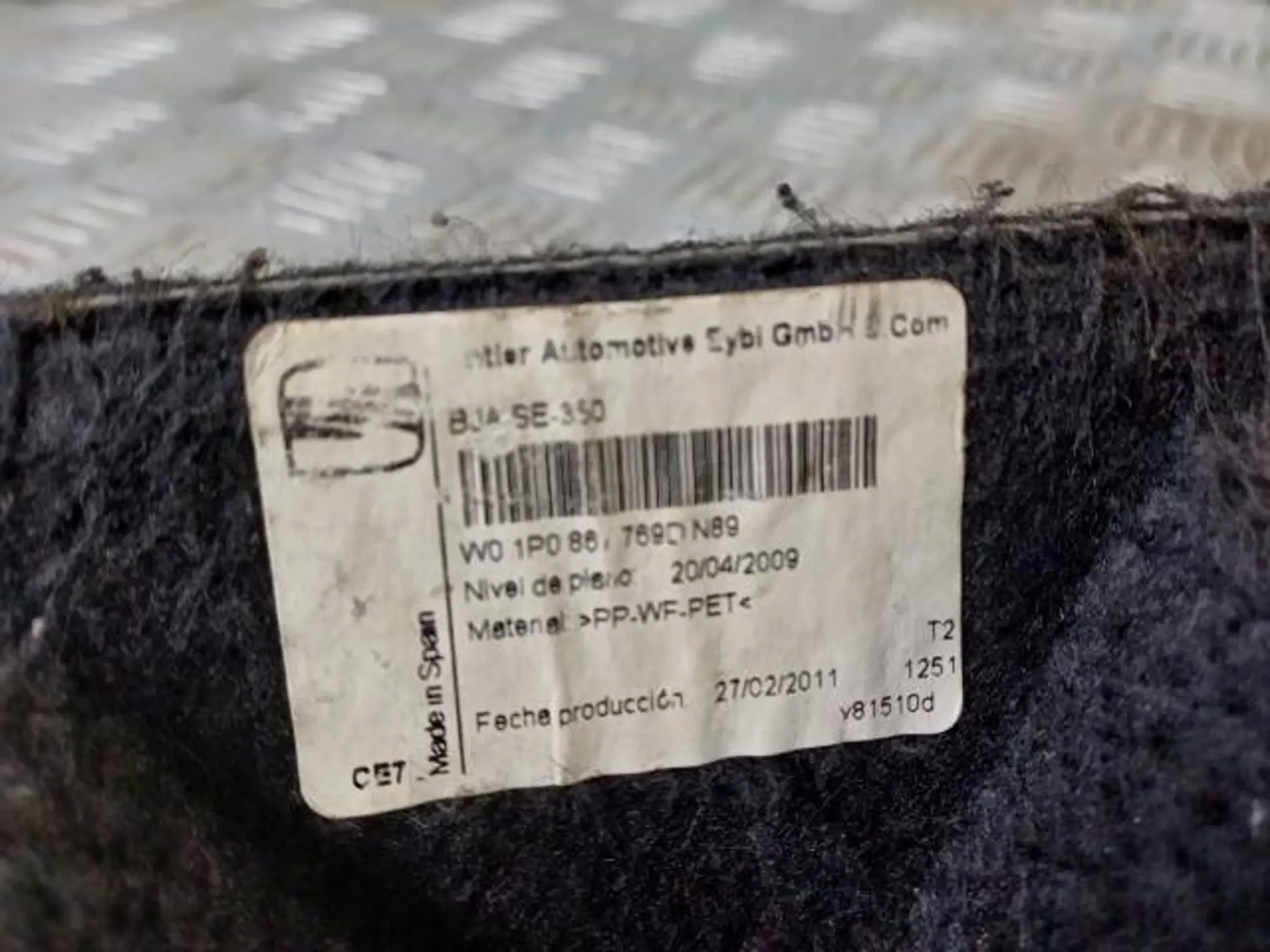 SEAT LEON II LIFT 5 DRZWI PÓŁKA TYŁ TYLNA BAGAZNIKA 1P0867769D Producent części SEAT OE