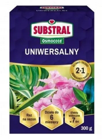 

Substral Osmocote 2w1 Nawóz Uniwersalny Ogród 300g