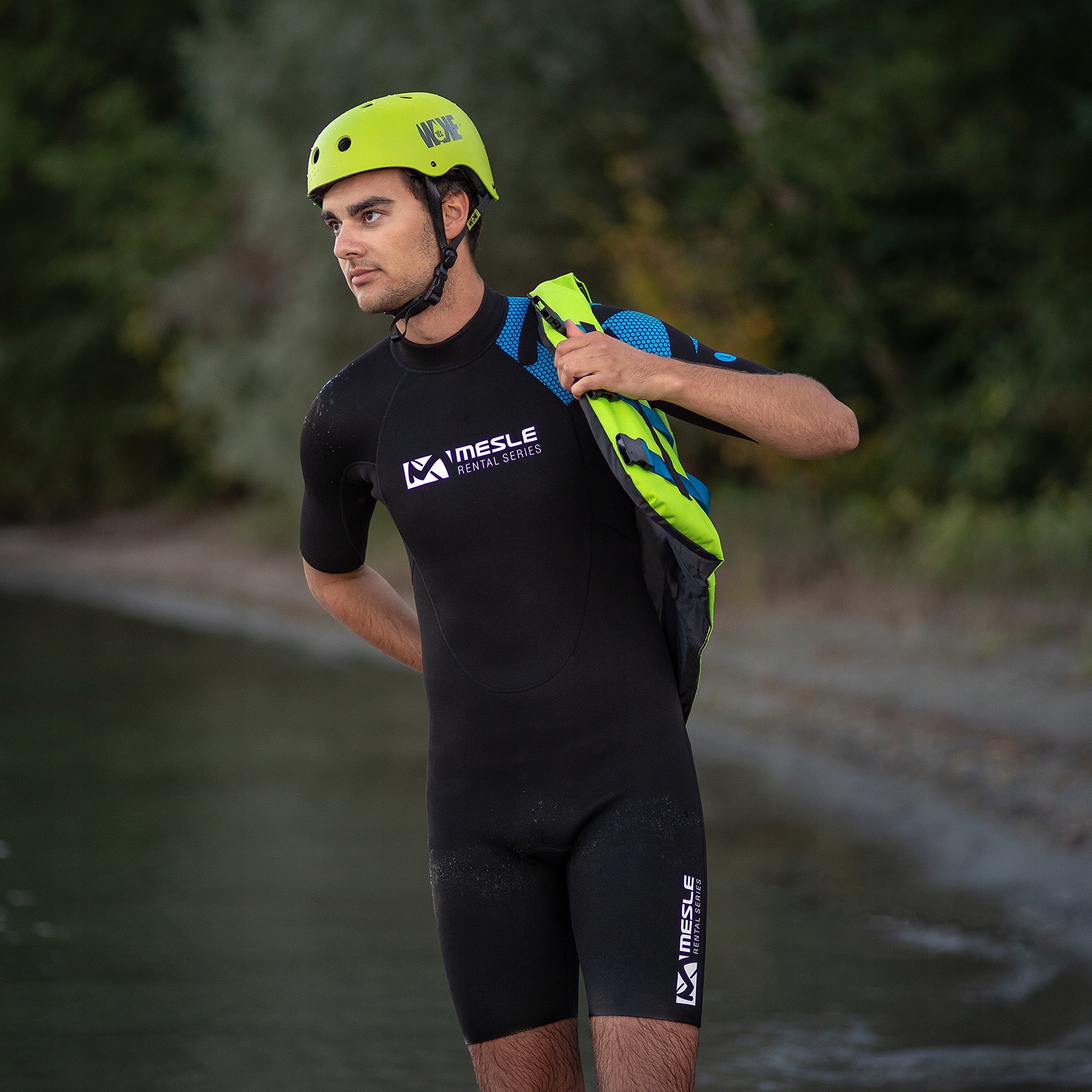 KAMIZELKA UNIWERSALNA SPORTSMAN LIME ADULT + EAN (GTIN) 4250513812706