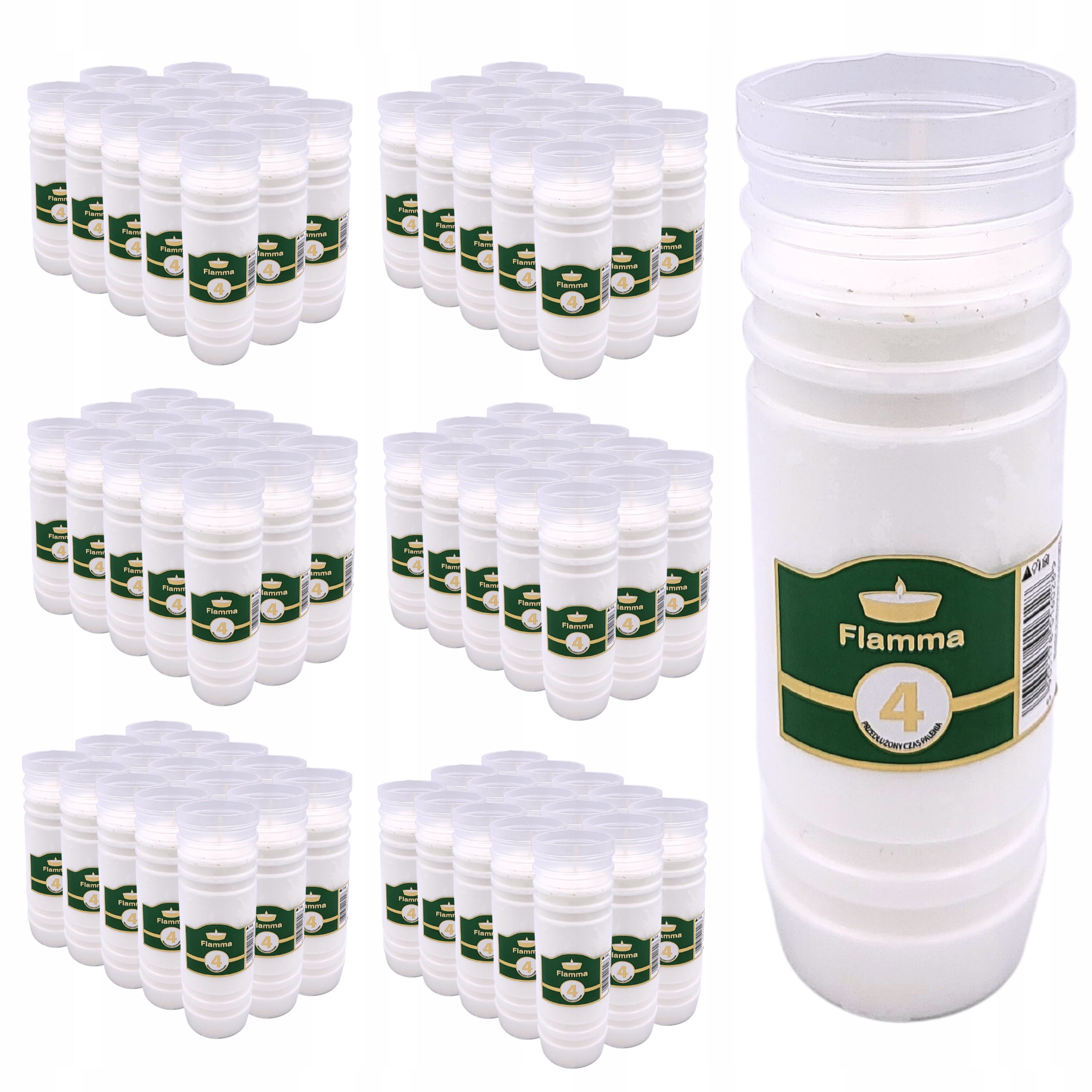 Parafínové vložky Univerzálne sviečky 4 dni 96h 90ks Všetkých svätých