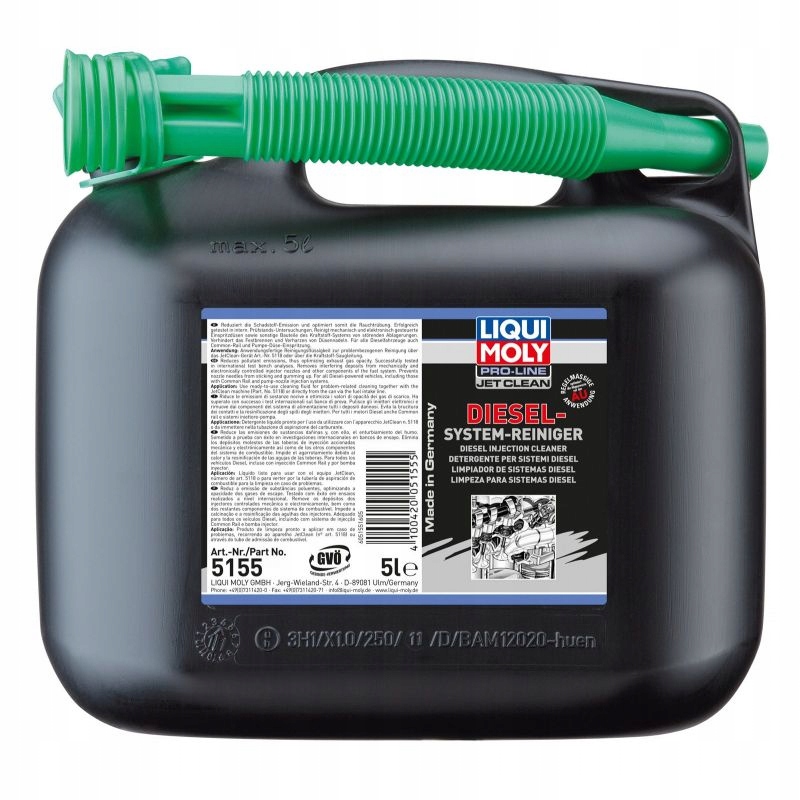Čistiaci prostriedok na vstrekovače Diesel Liqui Moly 5L