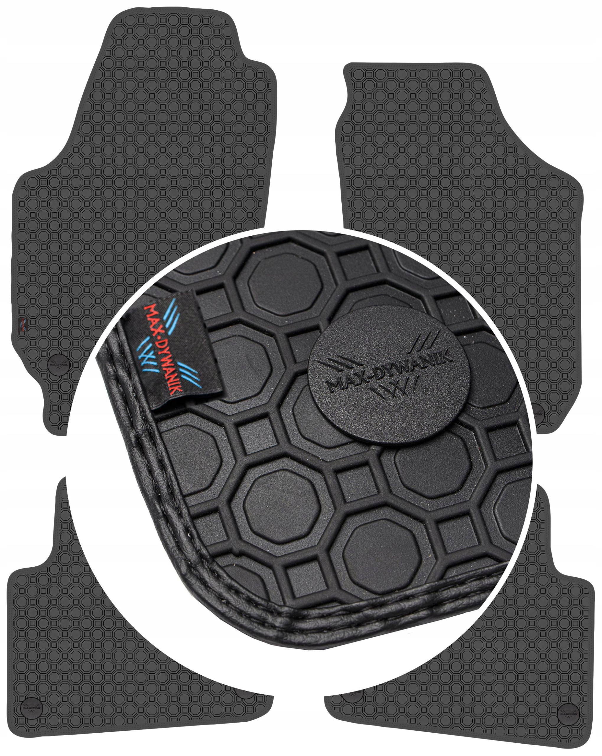 Škoda Fabia II 2007-2014 Koberce Čierne