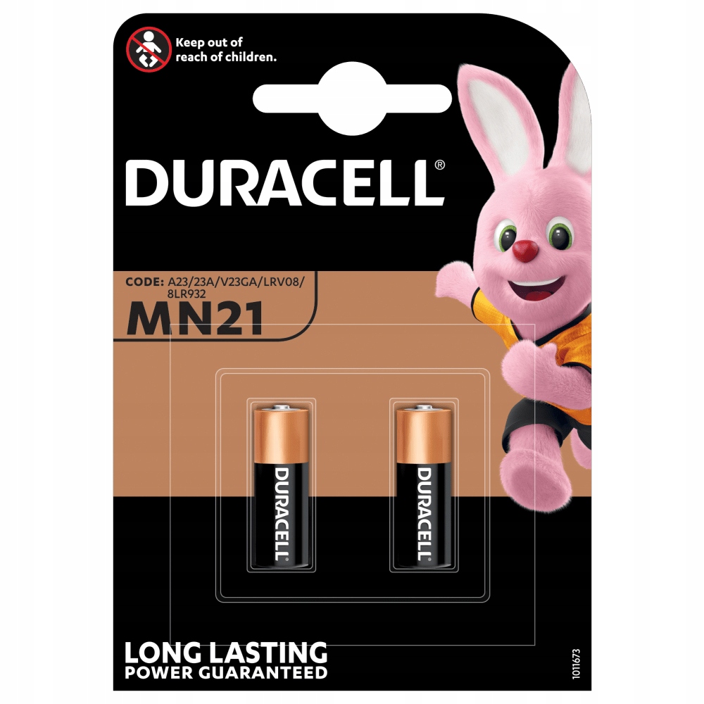 2x BATERIE ALKALICZNE DURACELL MN21 A23 23A 12V