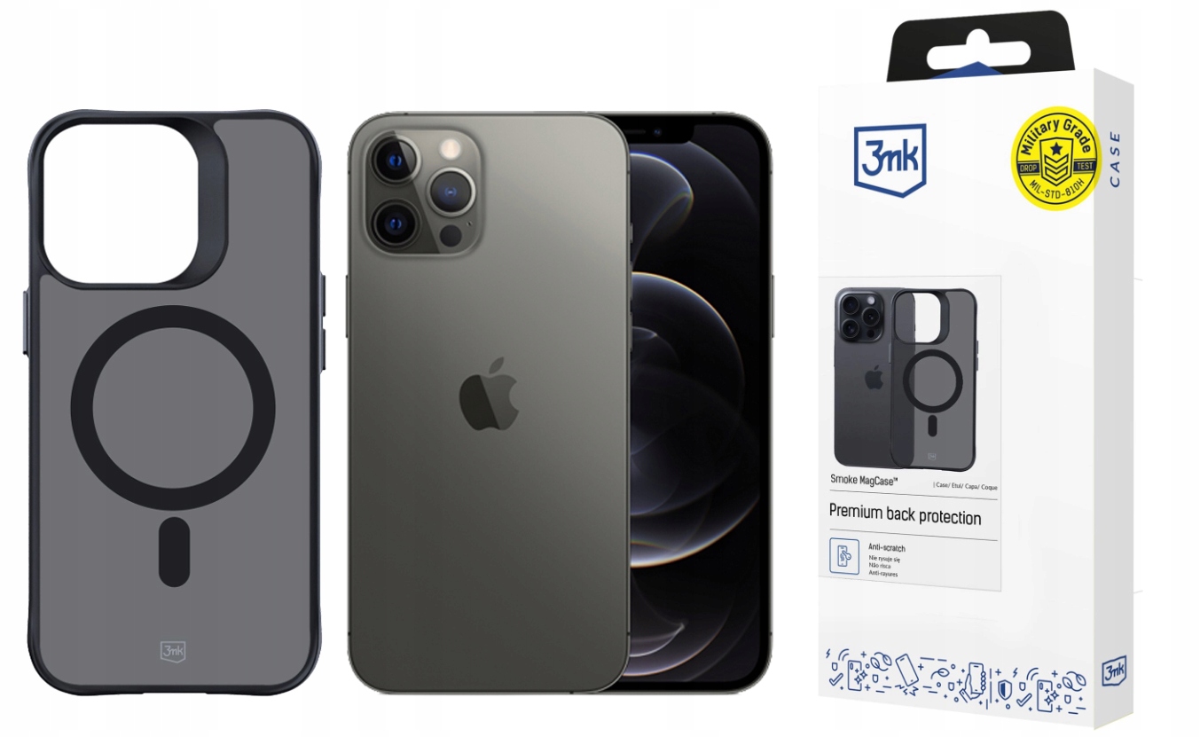 3mk Smoke MagCase Kouřová barva pro iPhone 13 Pro Max 6,7" Indukce